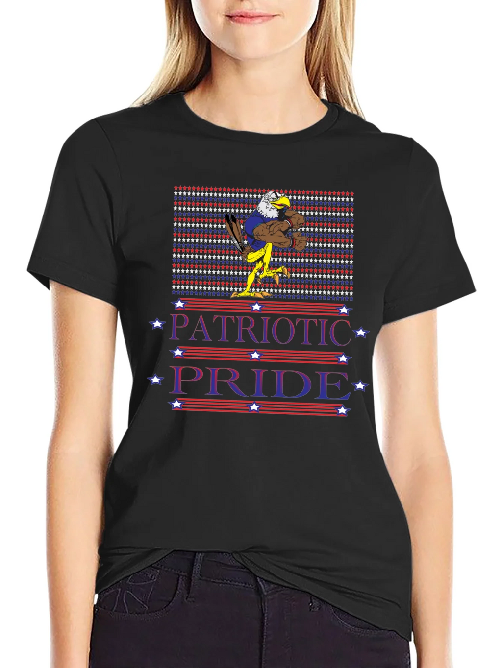 Patriotic Pride Eagle Graphic T-Shirt product image 2