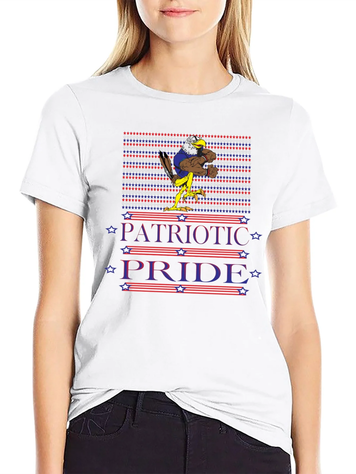 Patriotic Pride Eagle Graphic T-Shirt product image 8