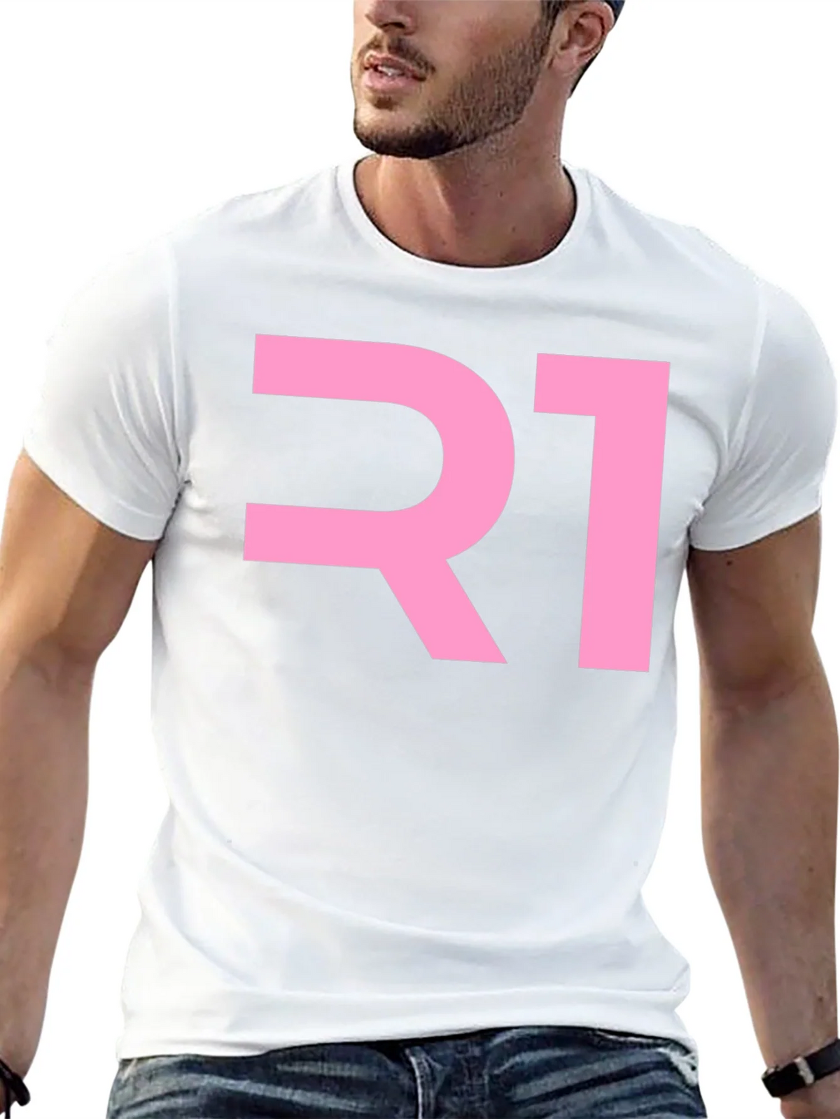 R1 Graphic T-Shirt - Cool Black Tee product image 12