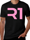 R1 Graphic T-Shirt - Cool Black Tee product image 1