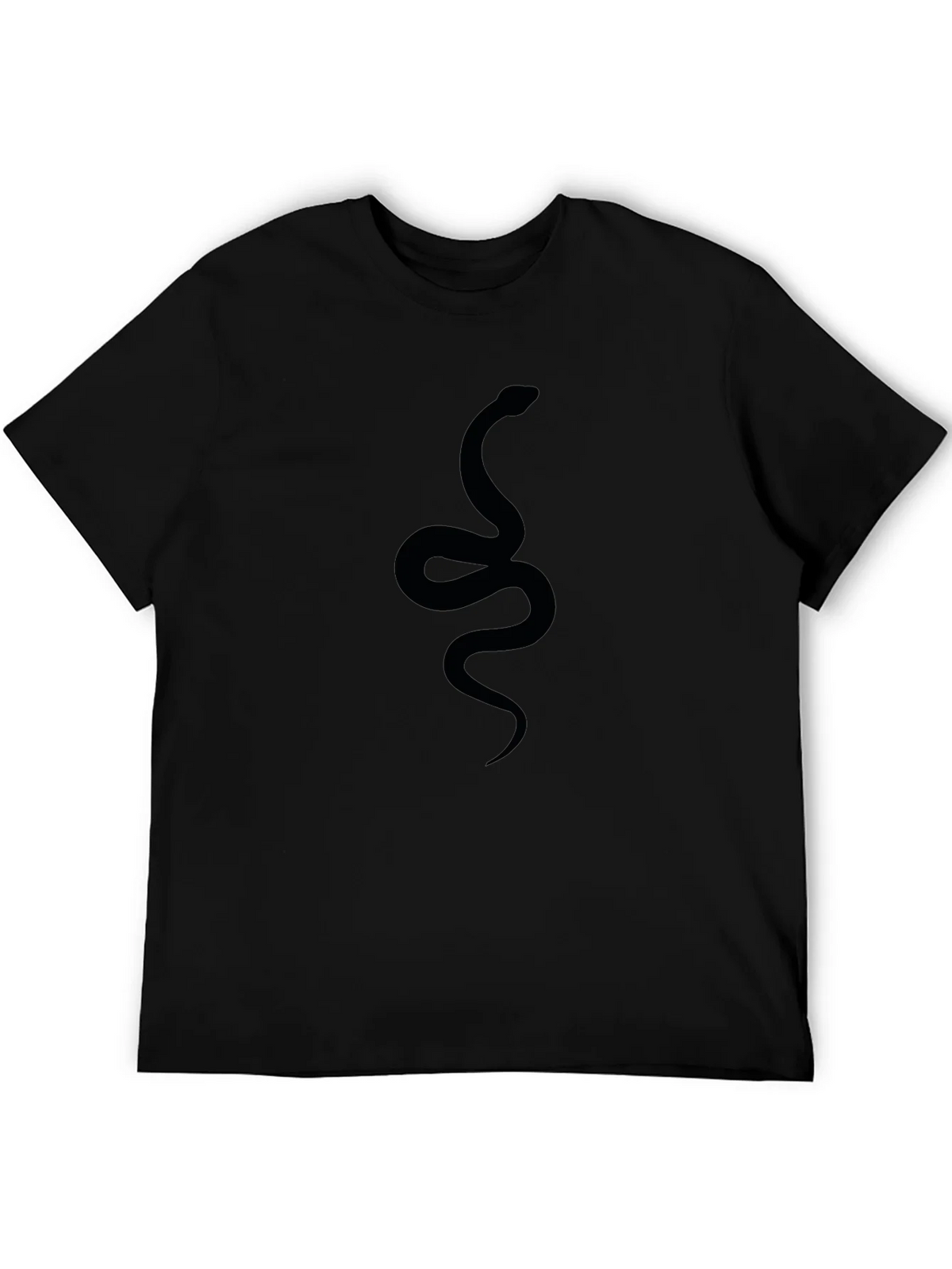 Mens Black Snake Graphic Tee - Stylish Casual Wear product image 4