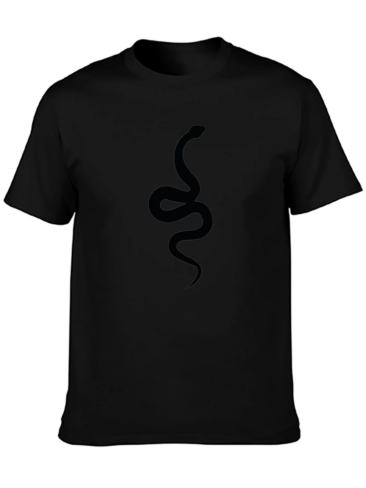 Mens Black Snake Graphic Tee - Stylish Casual Wear product image 3