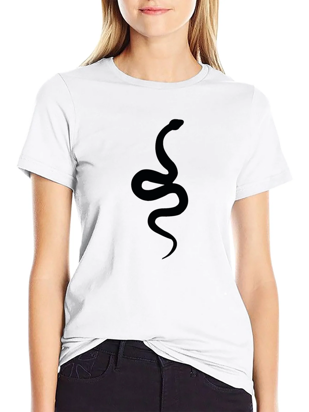 Mens Black Snake Graphic Tee - Stylish Casual Wear product image 6