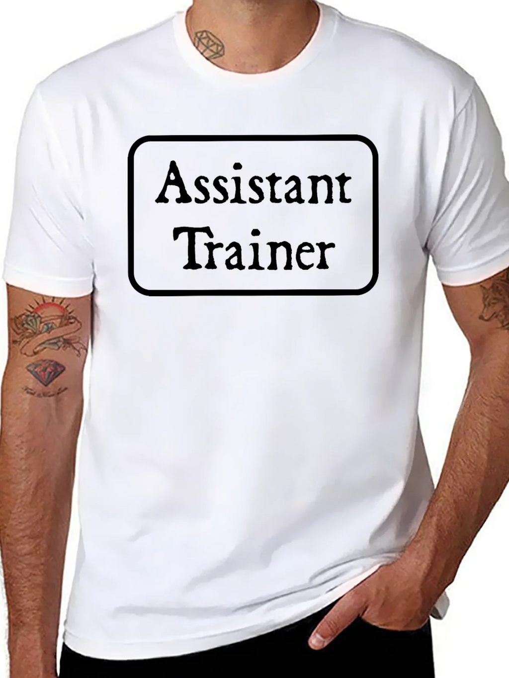 Assistant Trainer Black T-Shirt Crew Neck Casual product image 6