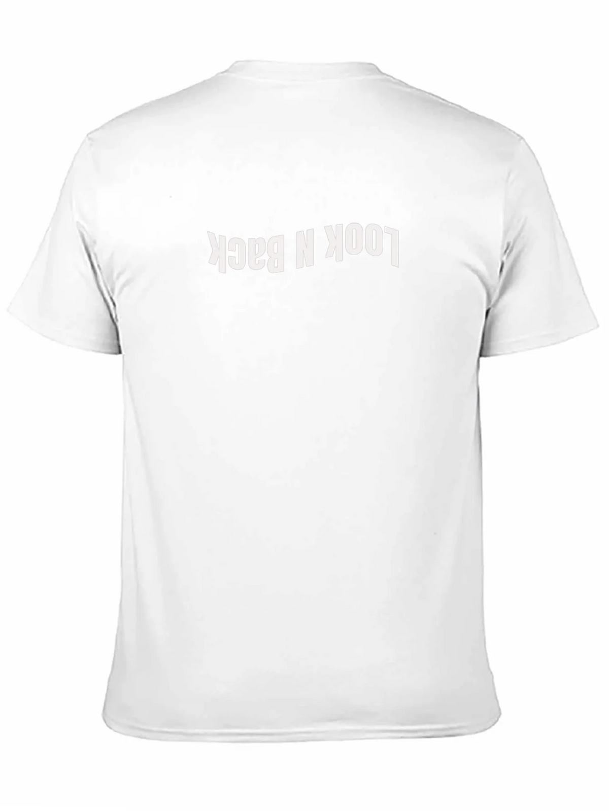 Look N Back Graphic Tee - Black Cotton Casual T-Shirt product image 10