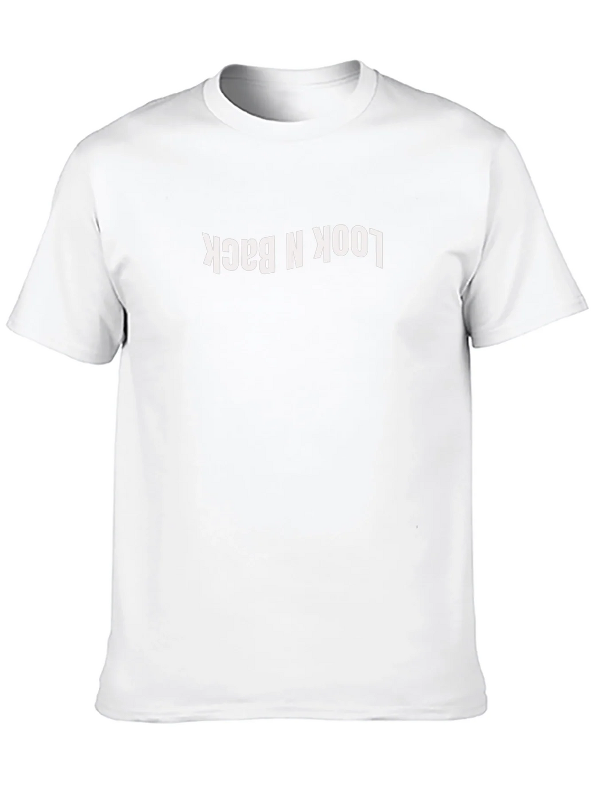 Look N Back Graphic Tee - Black Cotton Casual T-Shirt product image 9