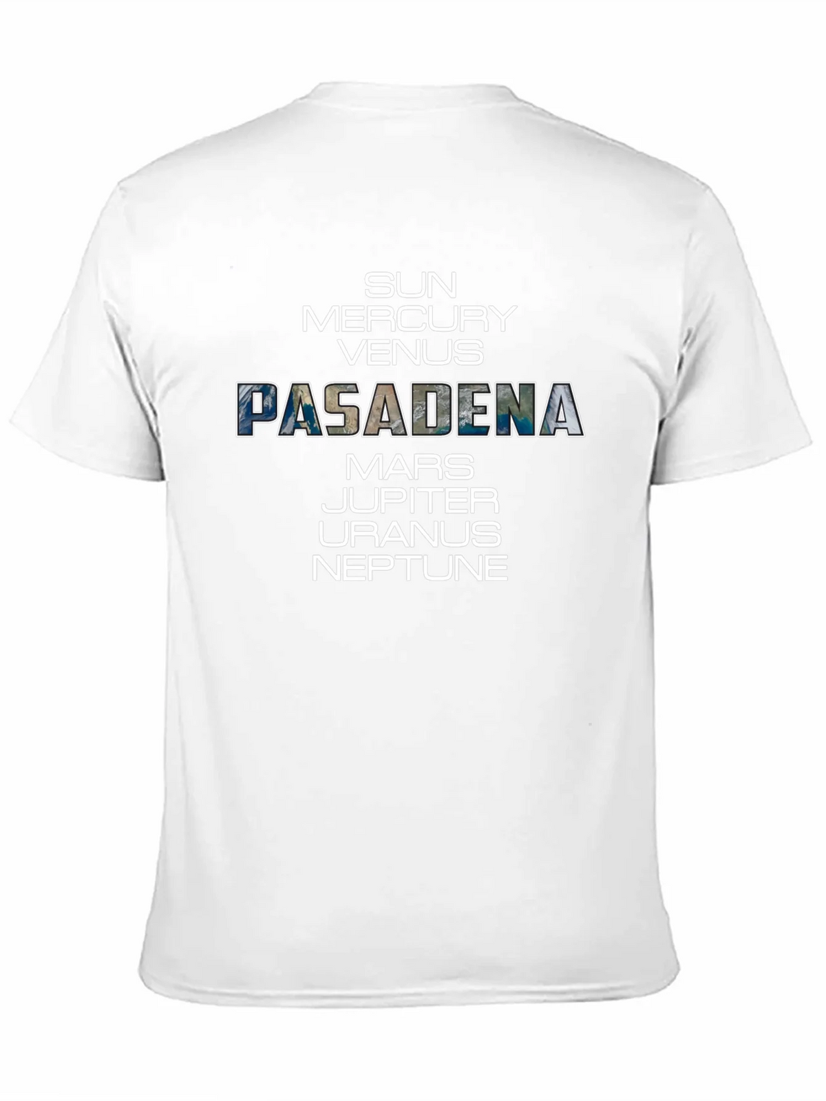 Pasadena Planets Graphic Tee - Space Enthusiast T-Shirt product image 10