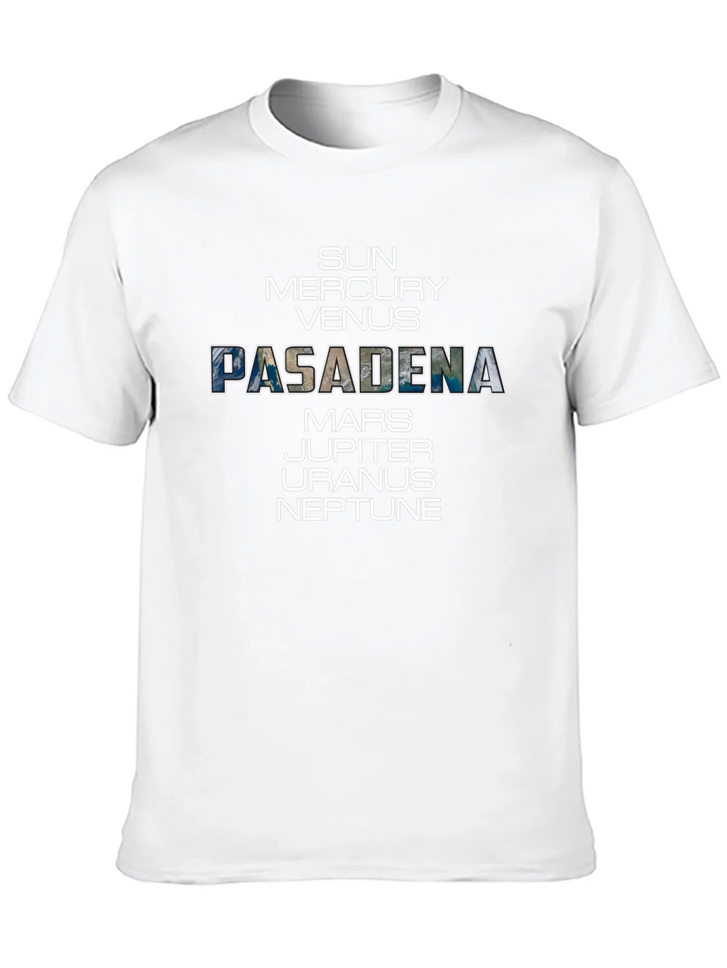 Pasadena Planets Graphic Tee - Space Enthusiast T-Shirt product image 9