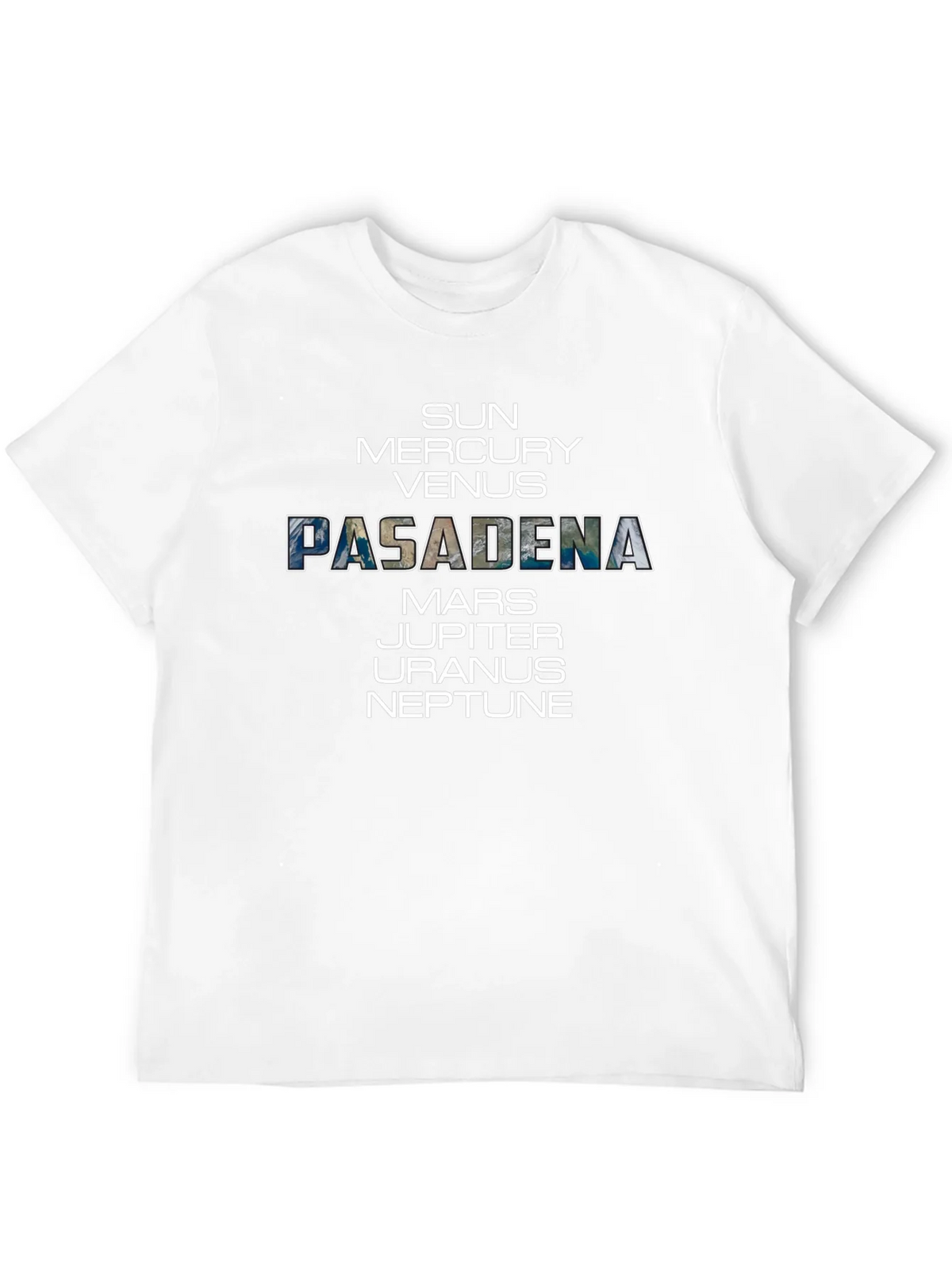 Pasadena Planets Graphic Tee - Space Enthusiast T-Shirt product image 11