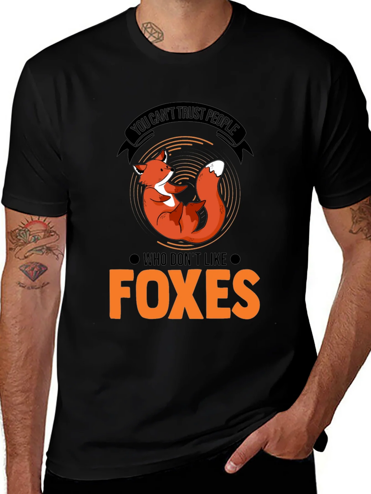Fox Lover T-Shirt - Trust People Who Like Foxes product image 1