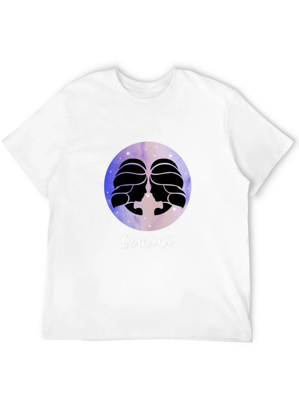 Gemini Zodiac Black T-Shirt product image 11