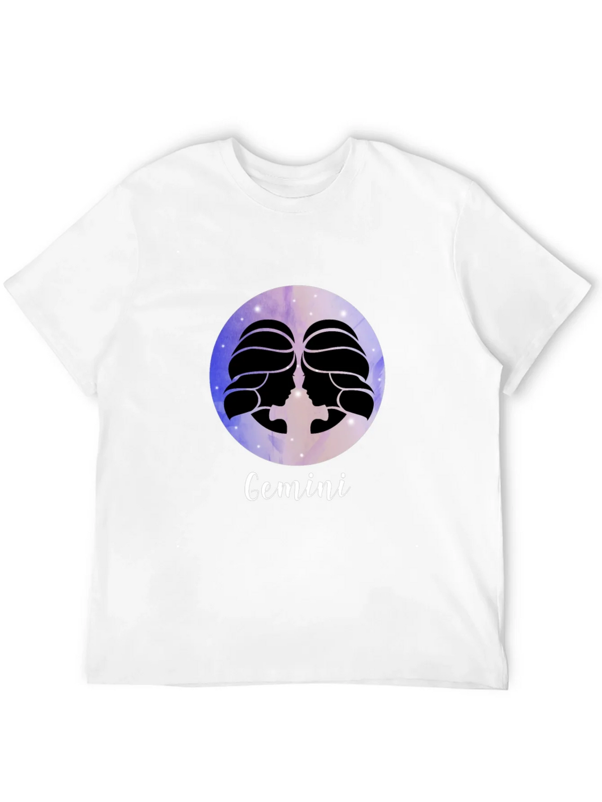 Gemini Zodiac Black T-Shirt product image 11