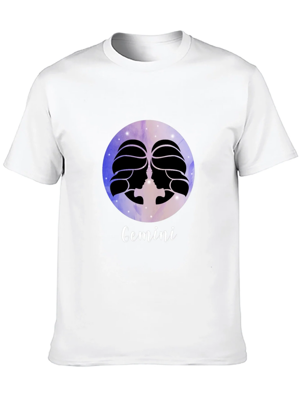Gemini Zodiac Black T-Shirt product image 9