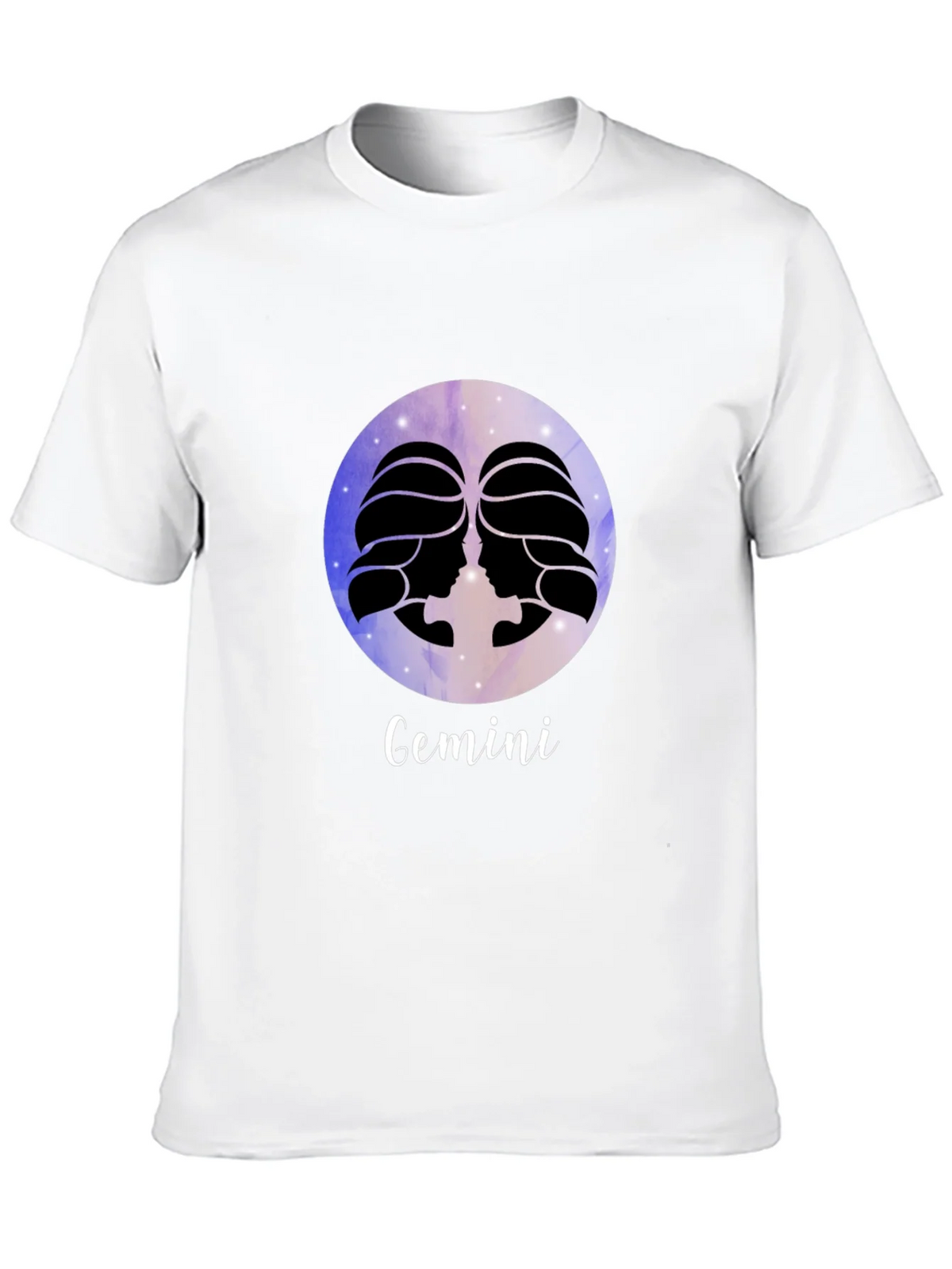 Gemini Zodiac Black T-Shirt product image 9
