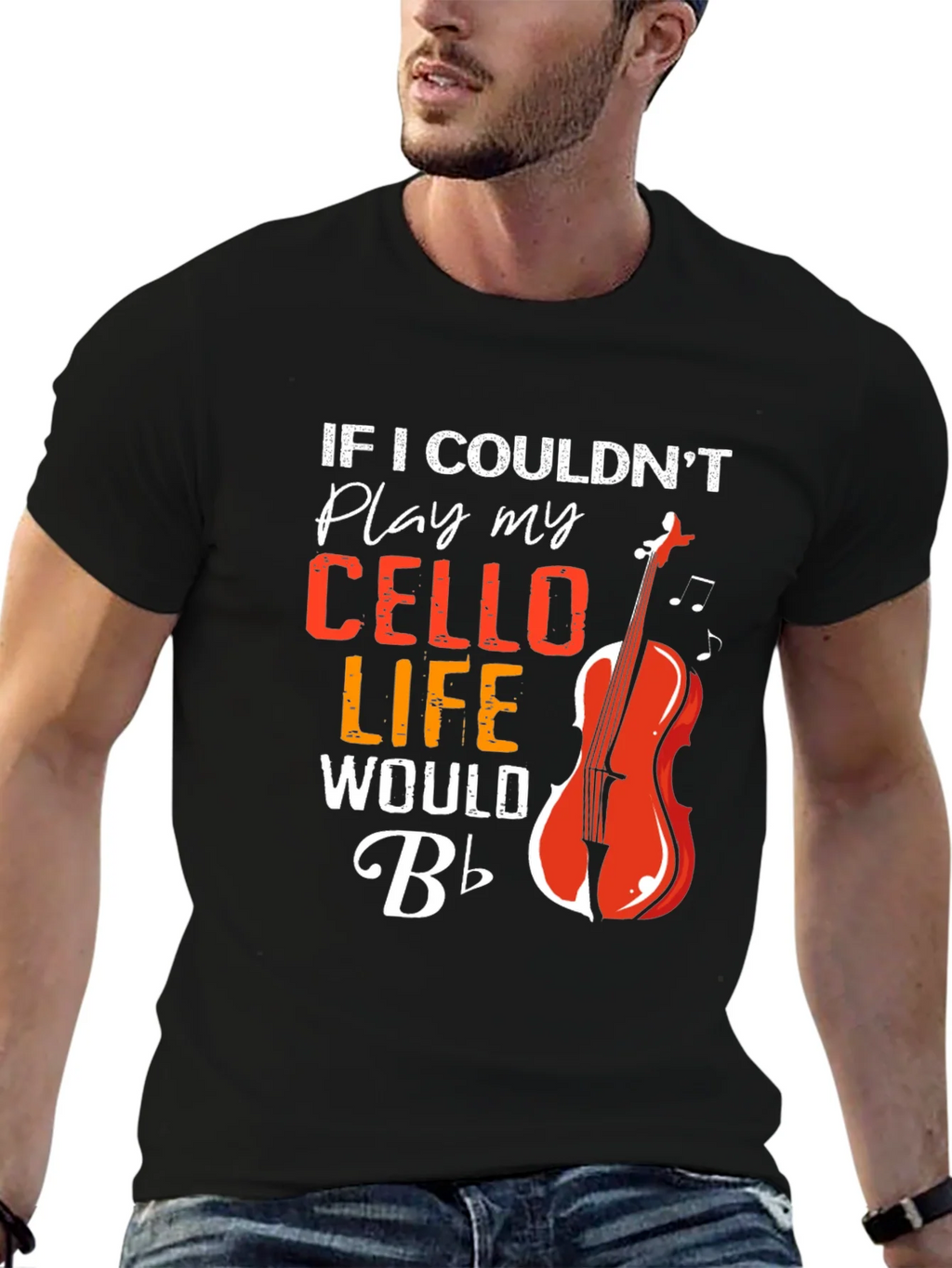 Cello Player T-Shirt - Musical Life Tee product image 4