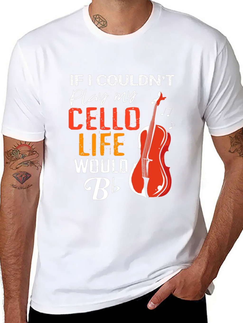 Cello Player T-Shirt - Musical Life Tee product image 5