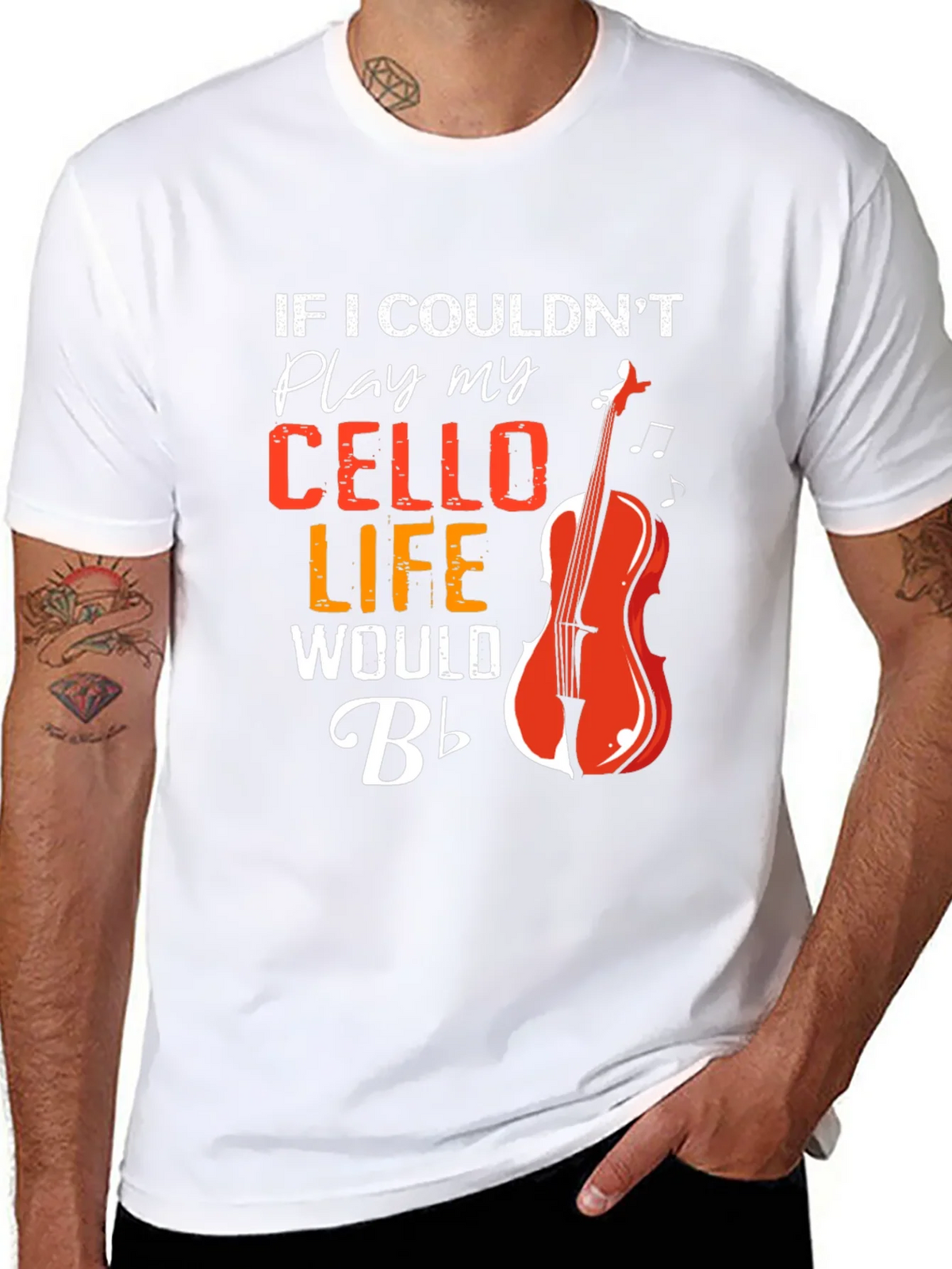 Cello Player T-Shirt - Musical Life Tee product image 5