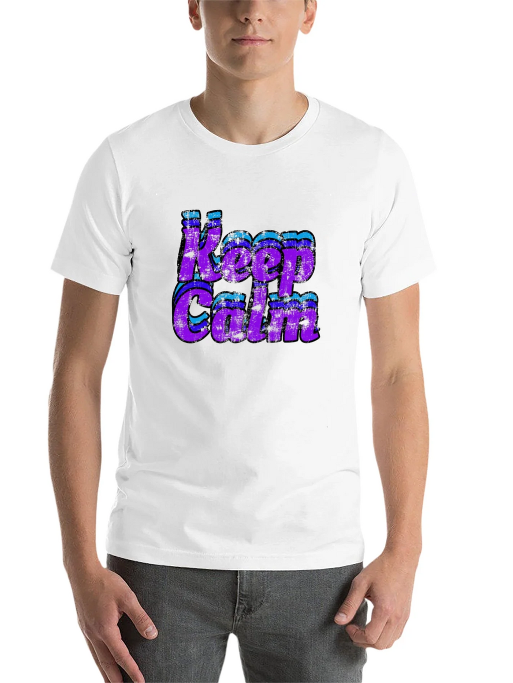 Keep Calm Retro Graphic Tee product image 10