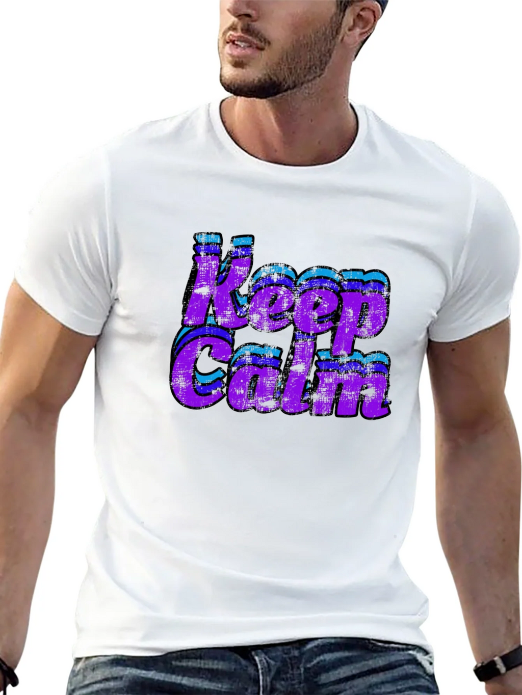 Keep Calm Retro Graphic Tee product image 12