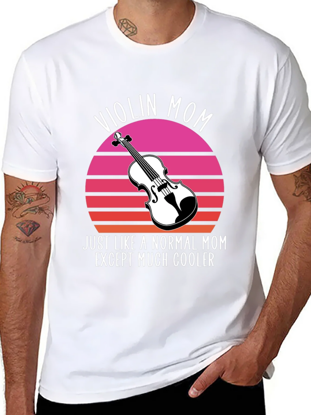 Violin Mom T-Shirt - Cool Musician Tee product image 7