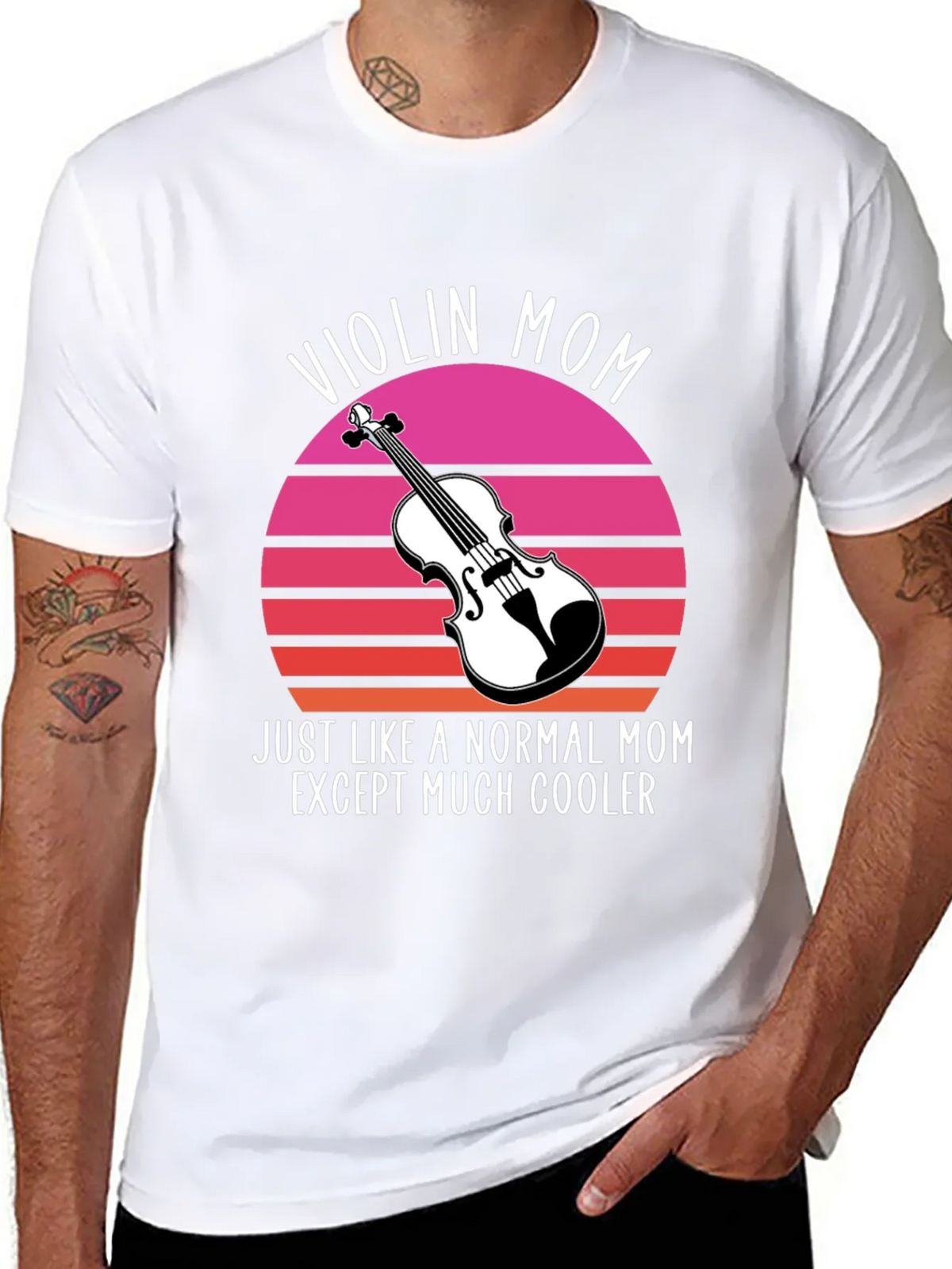 Violin Mom T-Shirt - Cool Musician Tee product image 7