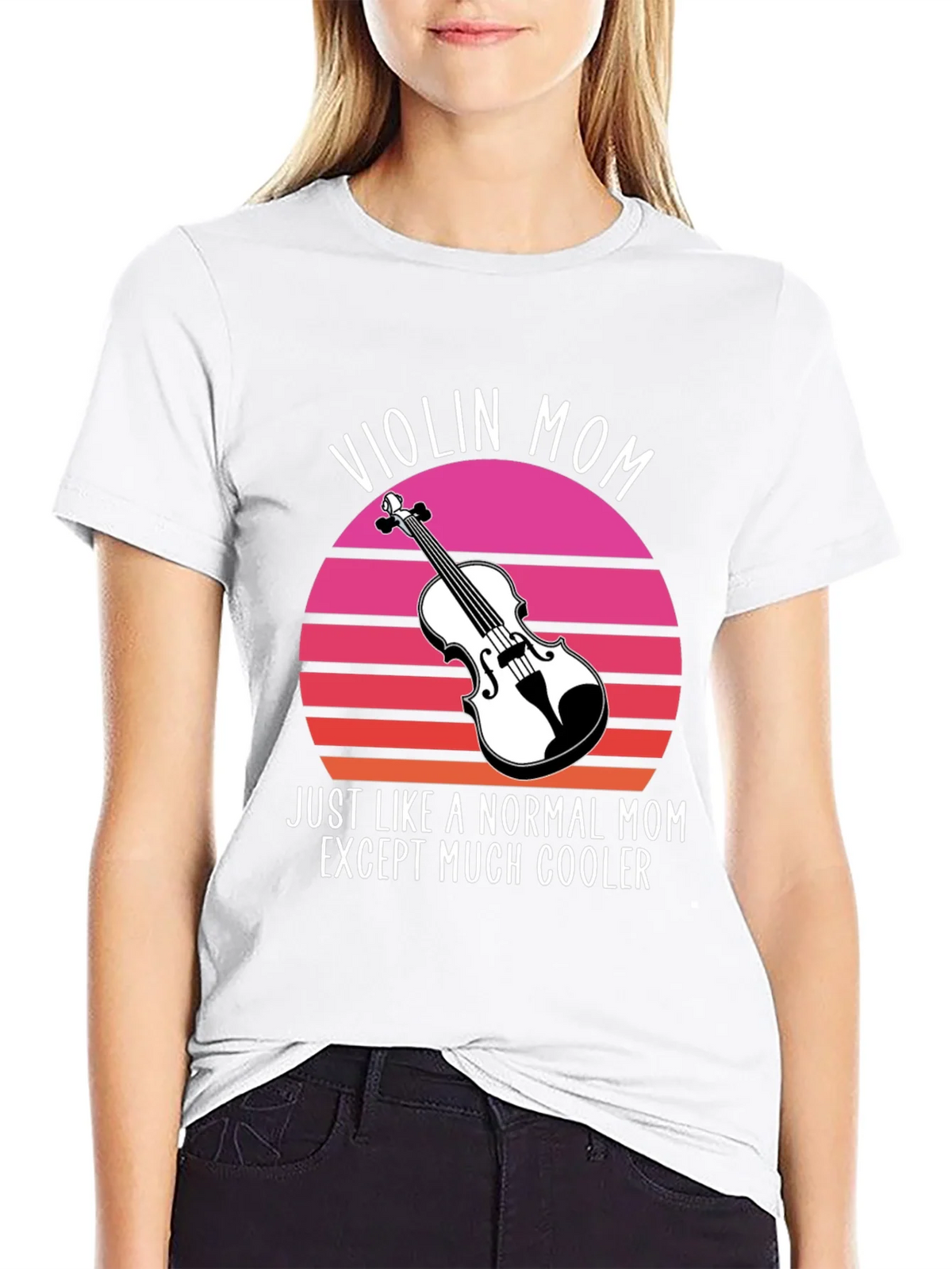 Violin Mom T-Shirt - Cool Musician Tee product image 8
