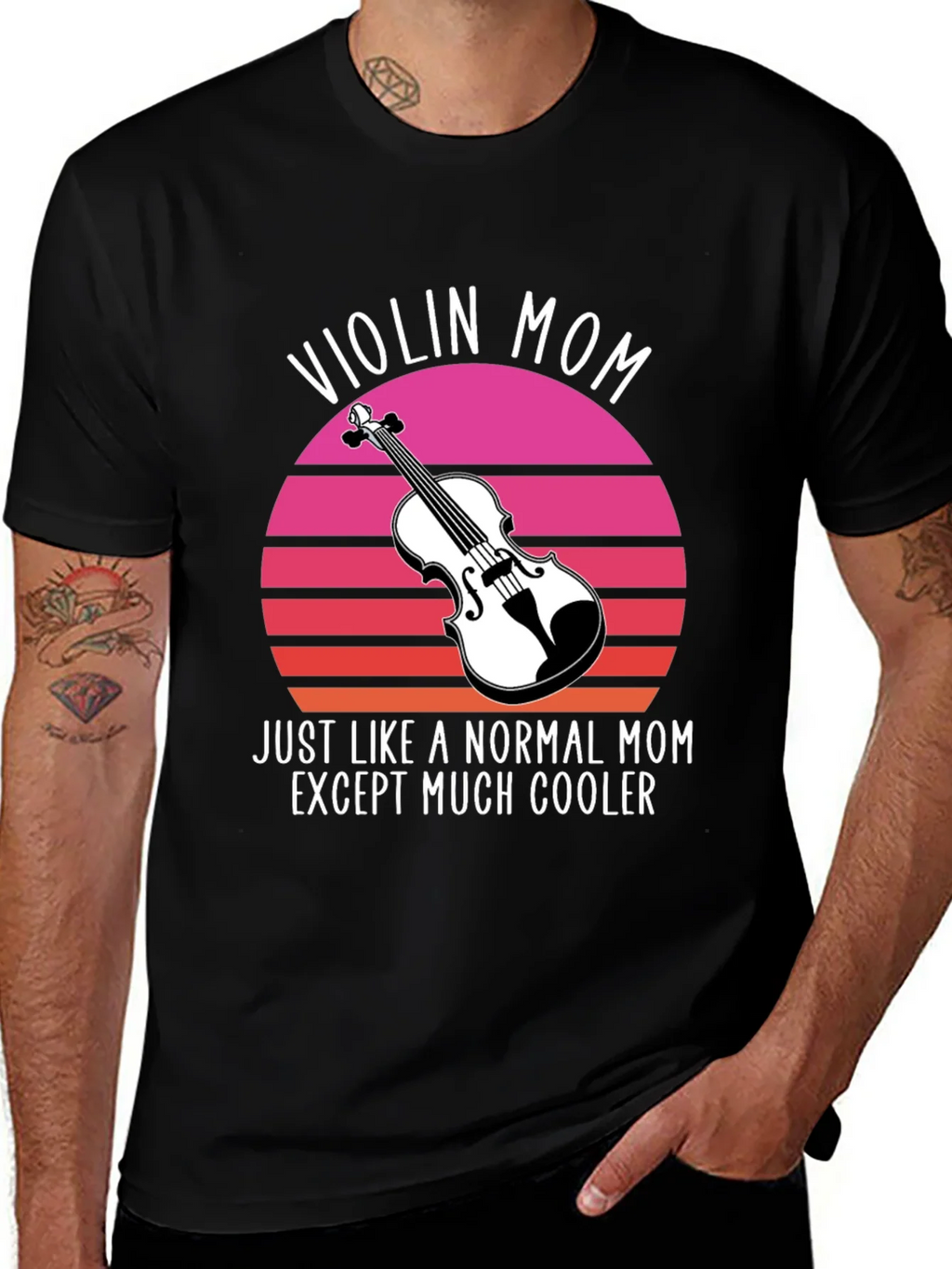 Violin Mom T-Shirt - Cool Musician Tee product image 1