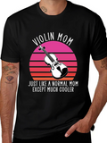 Violin Mom T-Shirt - Cool Musician Tee product image 1