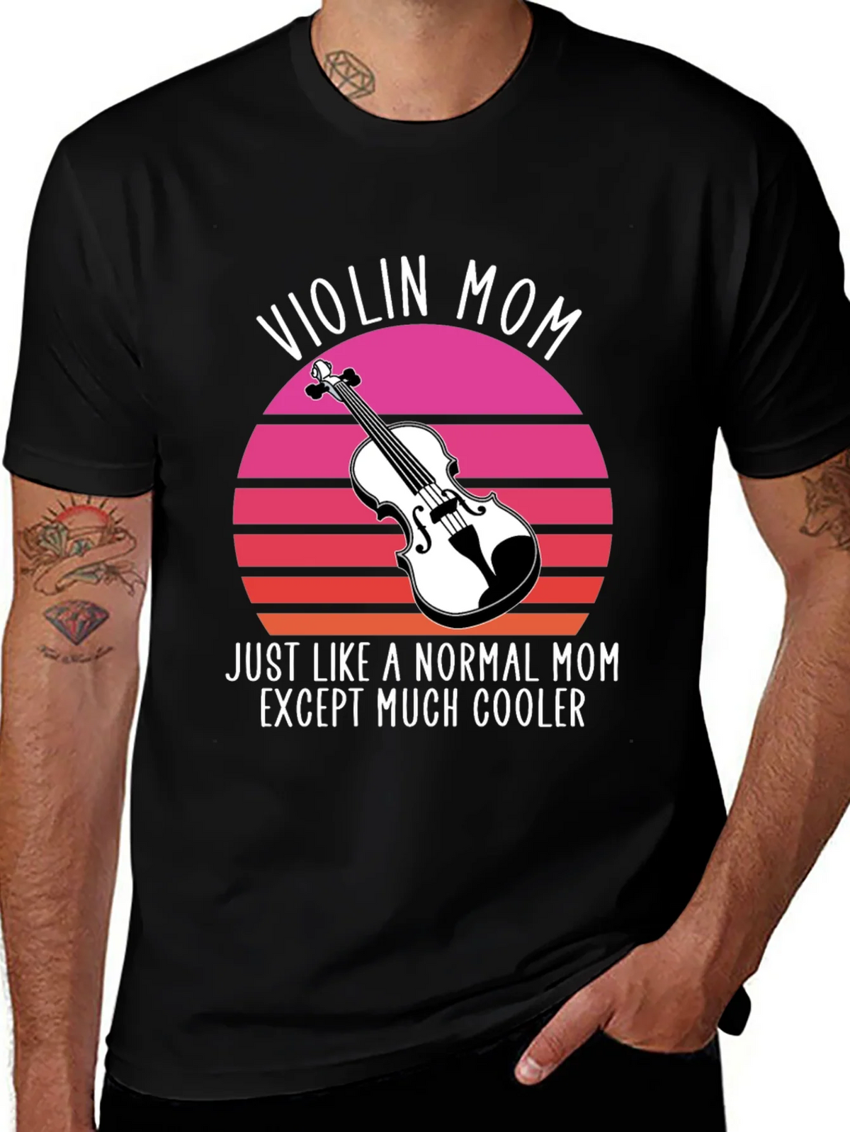 Violin Mom T-Shirt - Cool Musician Tee product image 1