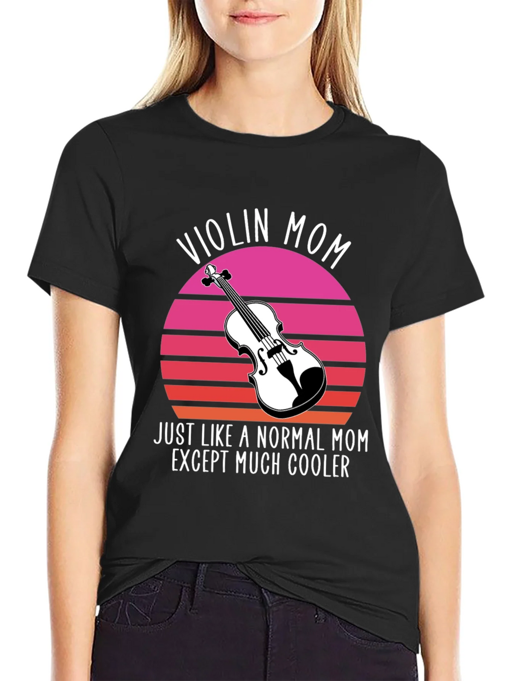 Violin Mom T-Shirt - Cool Musician Tee product image 2