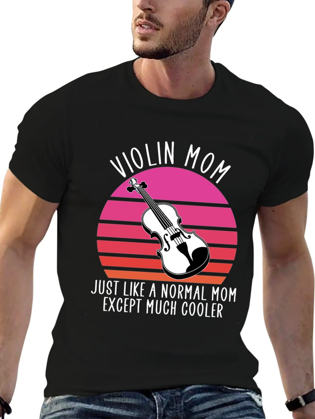 Violin Mom T-Shirt - Cool Musician Tee product image 6