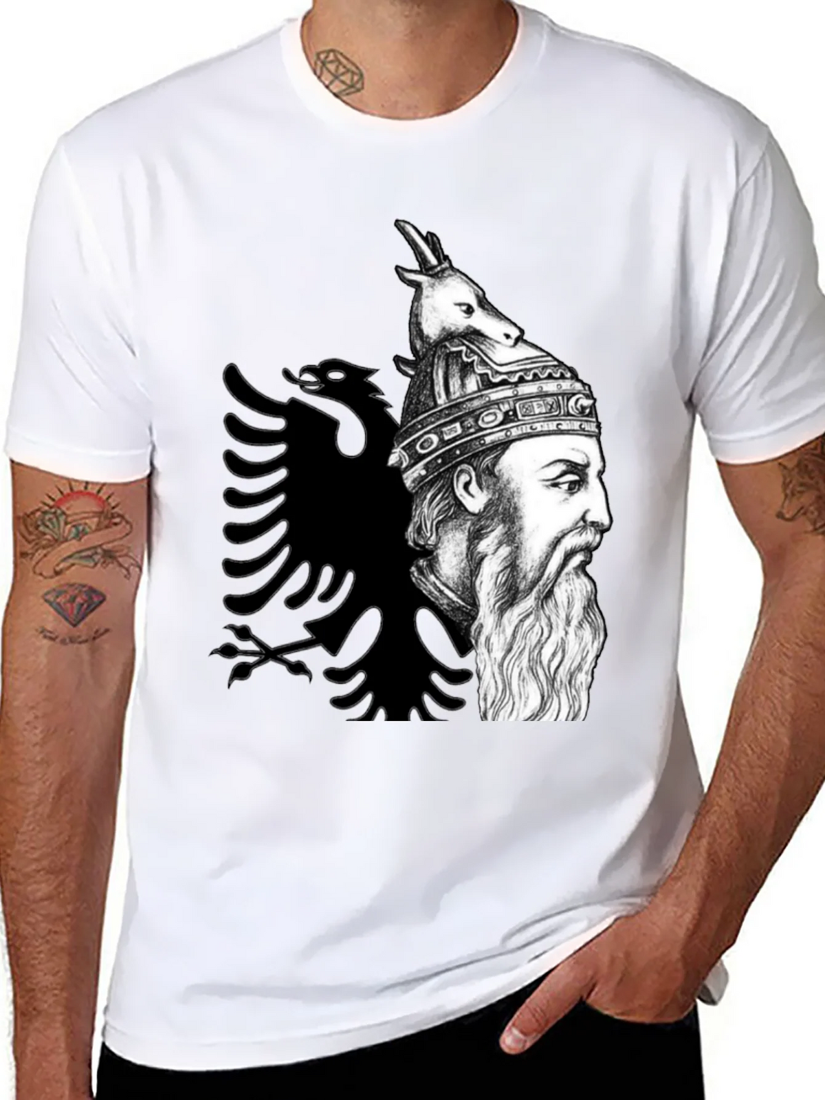 Albanian Hero Tee - Gjergj Kastrioti Skanderbeg T-Shirt product image 6