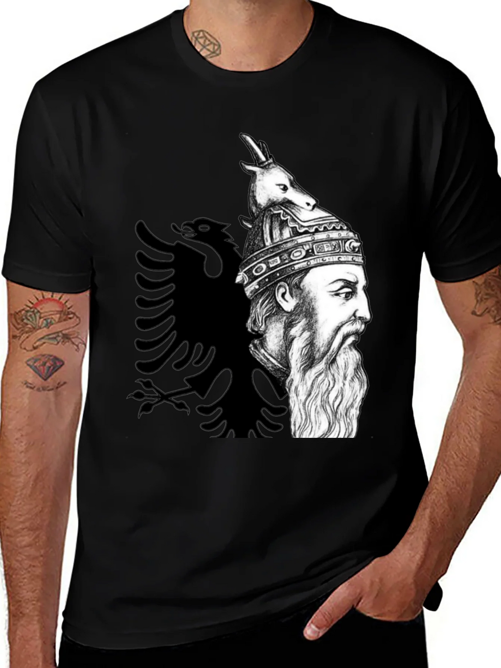 Albanian Hero Tee - Gjergj Kastrioti Skanderbeg T-Shirt product image 1