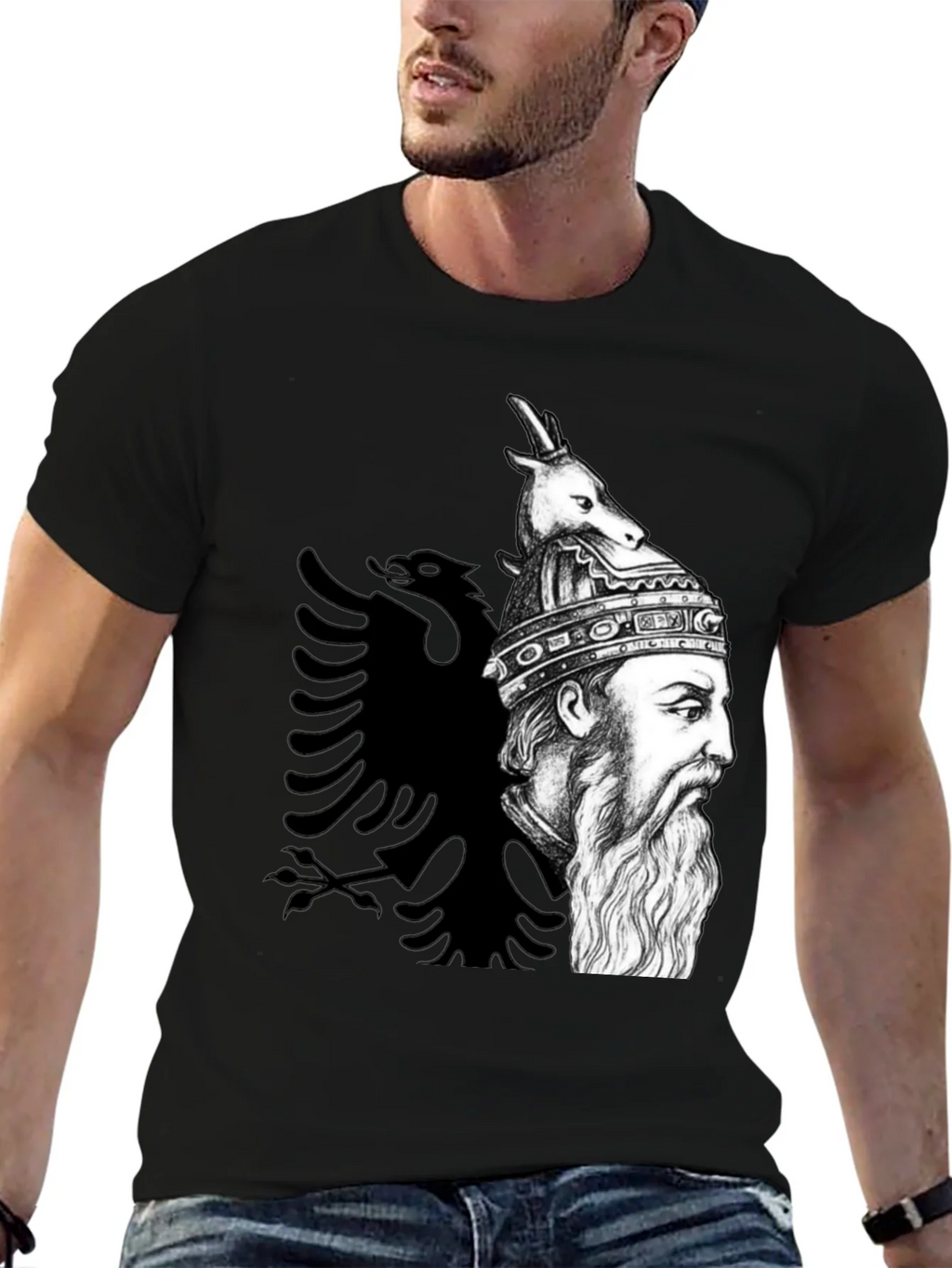 Albanian Hero Tee - Gjergj Kastrioti Skanderbeg T-Shirt product image 5
