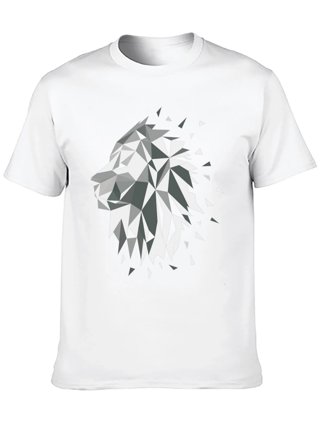 Geometric Lion Black Graphic Tee product image 9