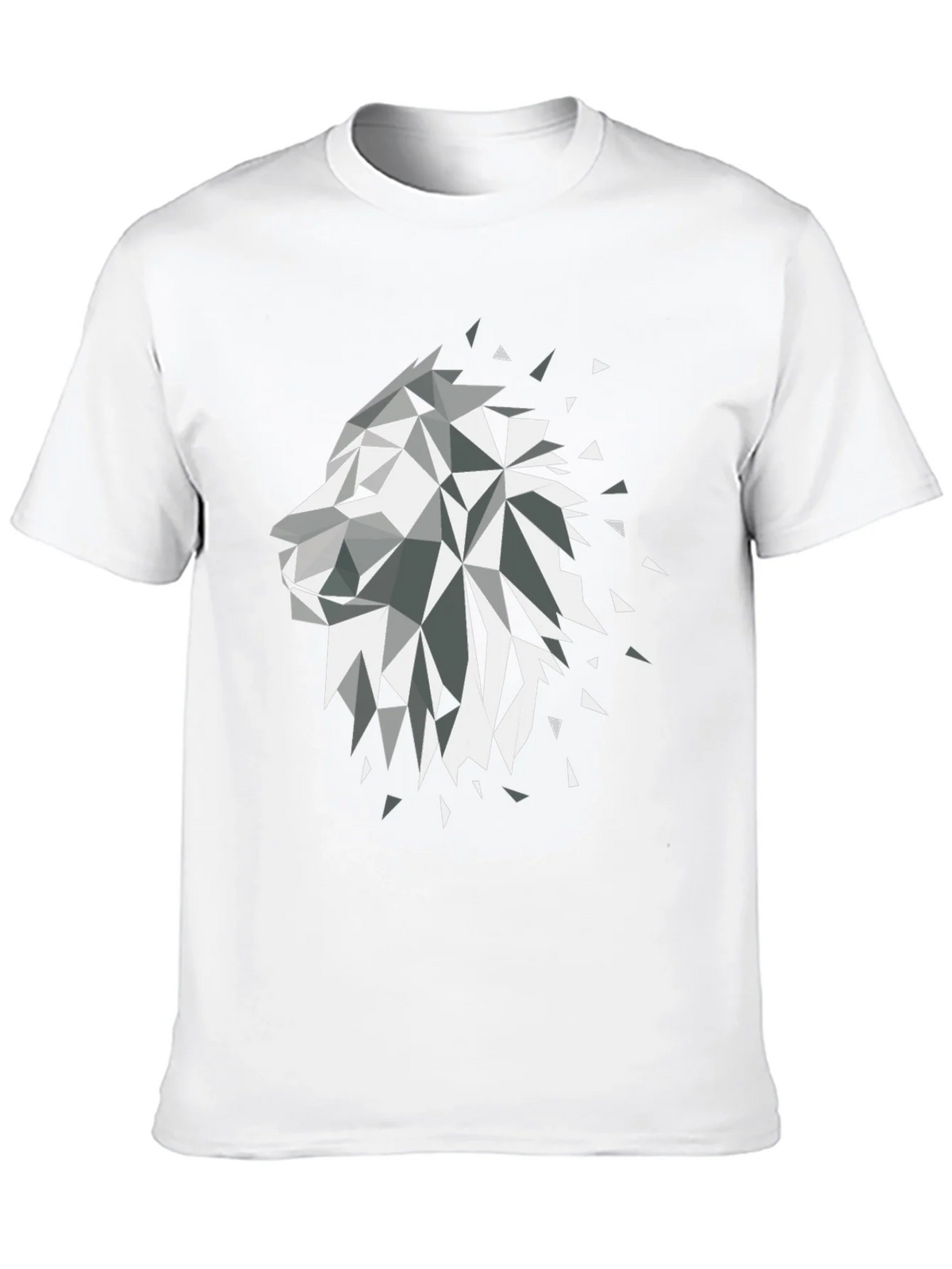 Geometric Lion Black Graphic Tee product image 9