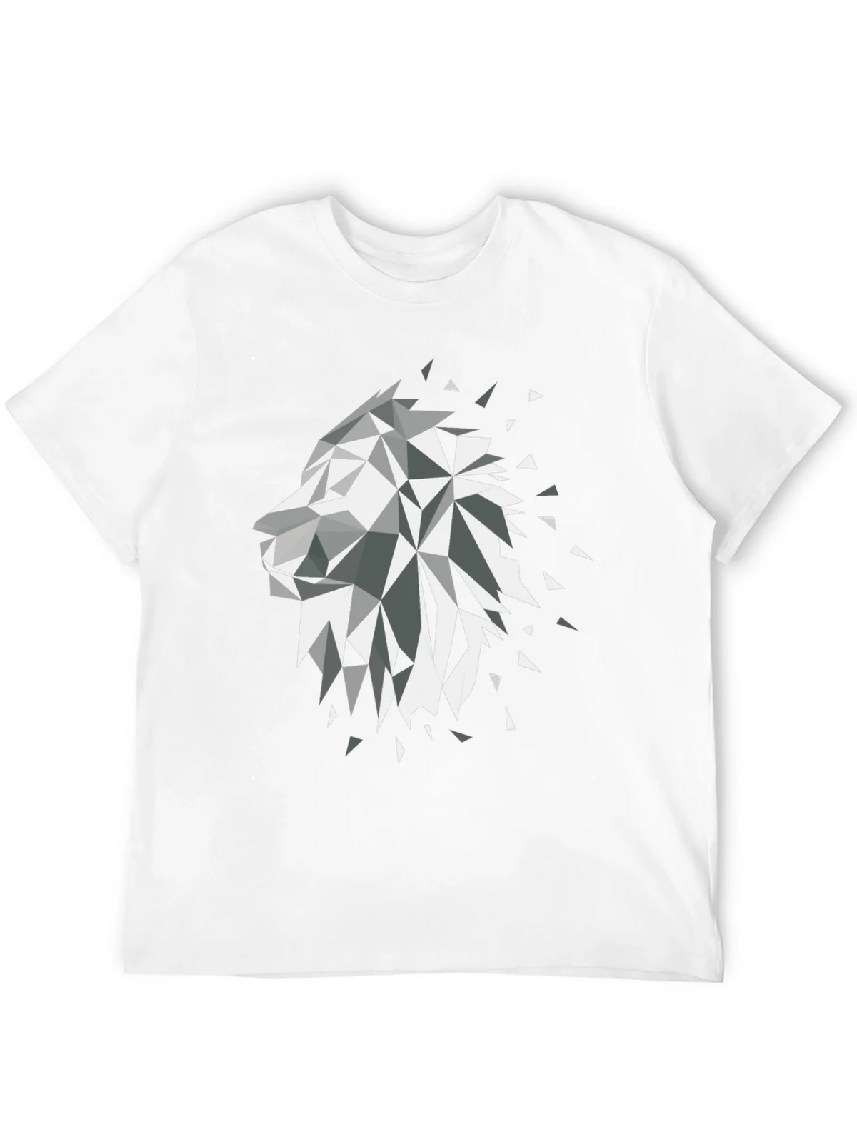 Geometric Lion Black Graphic Tee product image 11