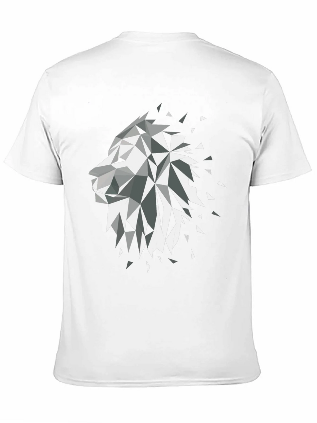 Geometric Lion Black Graphic Tee product image 10