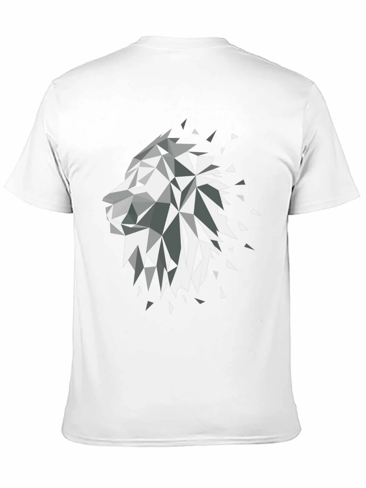 Geometric Lion Black Graphic Tee product image 10