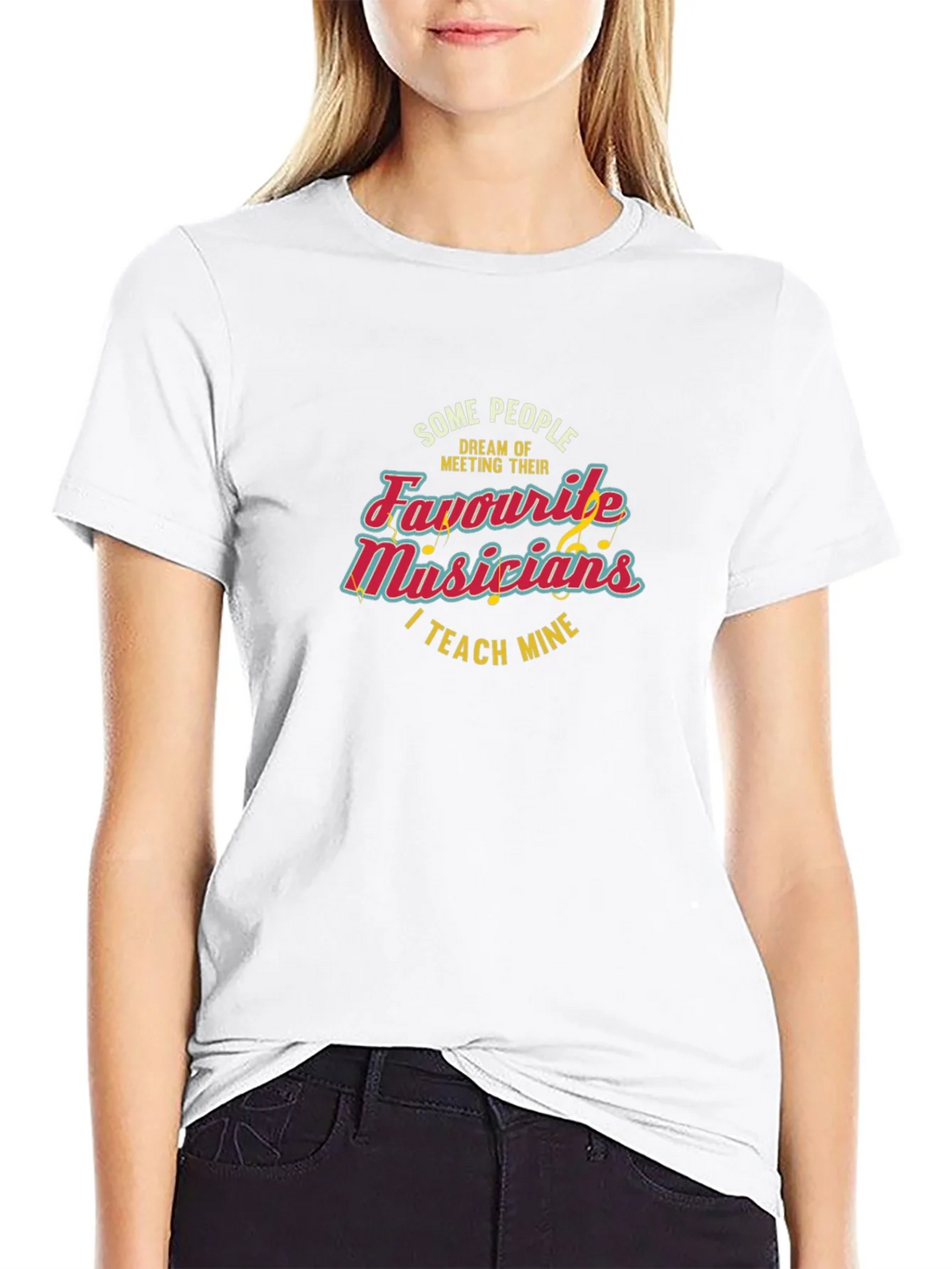 Musician Teacher Black T-Shirt product image 5