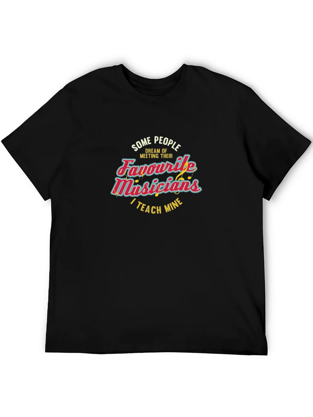 Musician Teacher Black T-Shirt product image 3