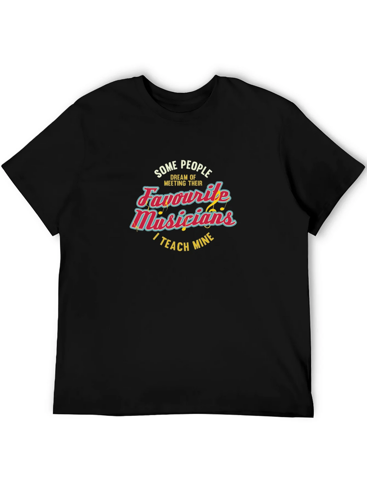 Musician Teacher Black T-Shirt product image 3