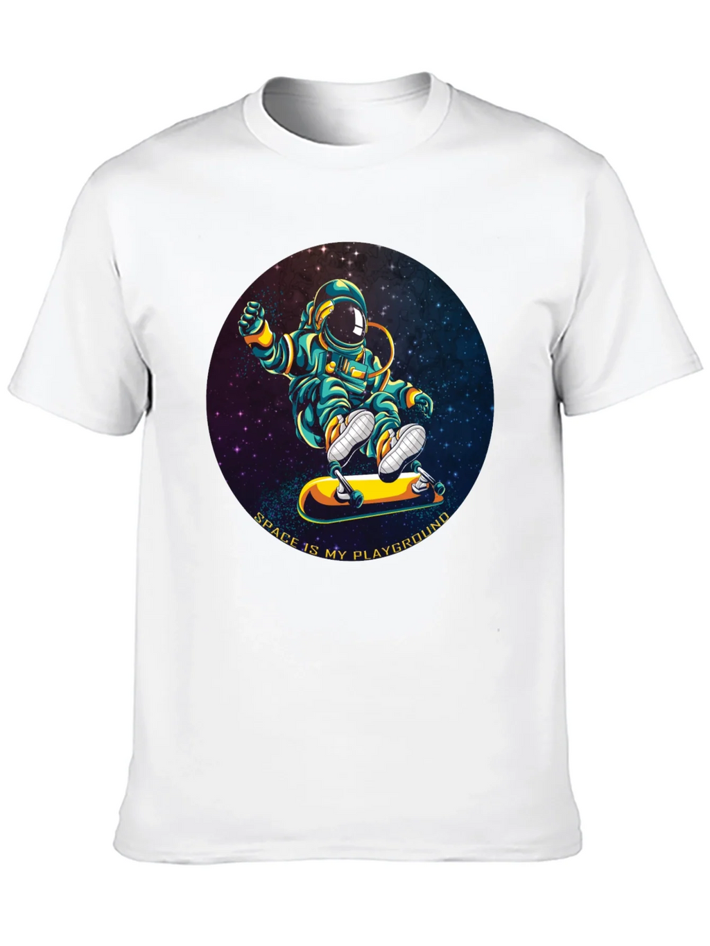 Astronaut Skateboarder T-Shirt - Space is My Playground product image 9
