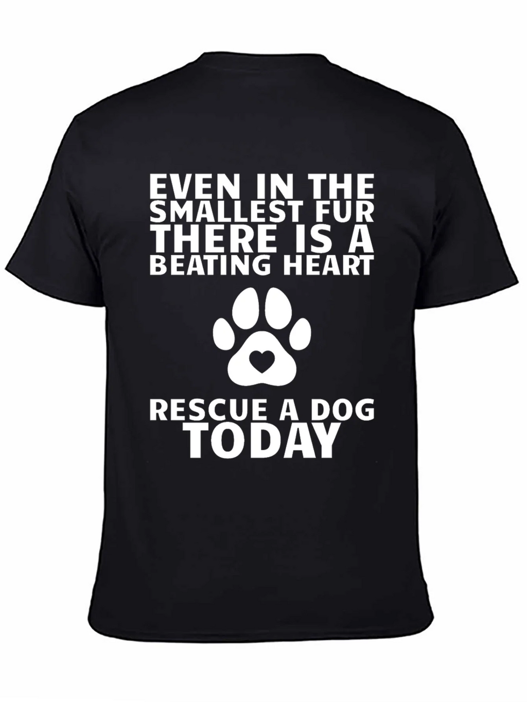 Rescue Dog T-Shirt - Beating Heart Design product image 4
