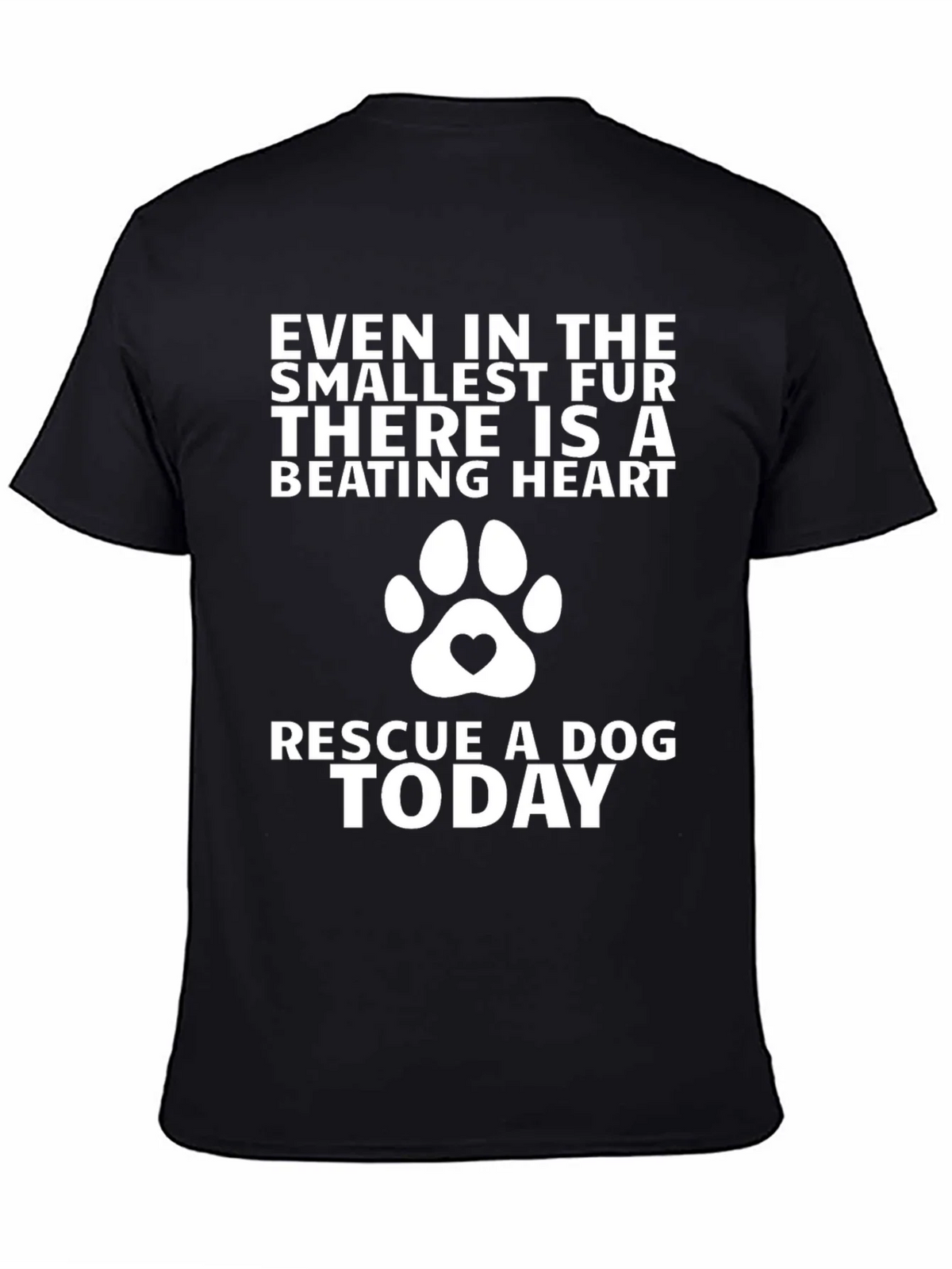 Rescue Dog T-Shirt - Beating Heart Design product image 4