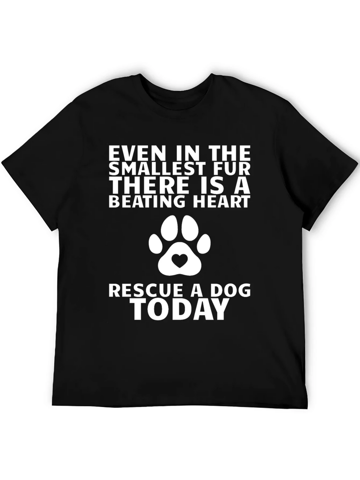 Rescue Dog T-Shirt - Beating Heart Design product image 5
