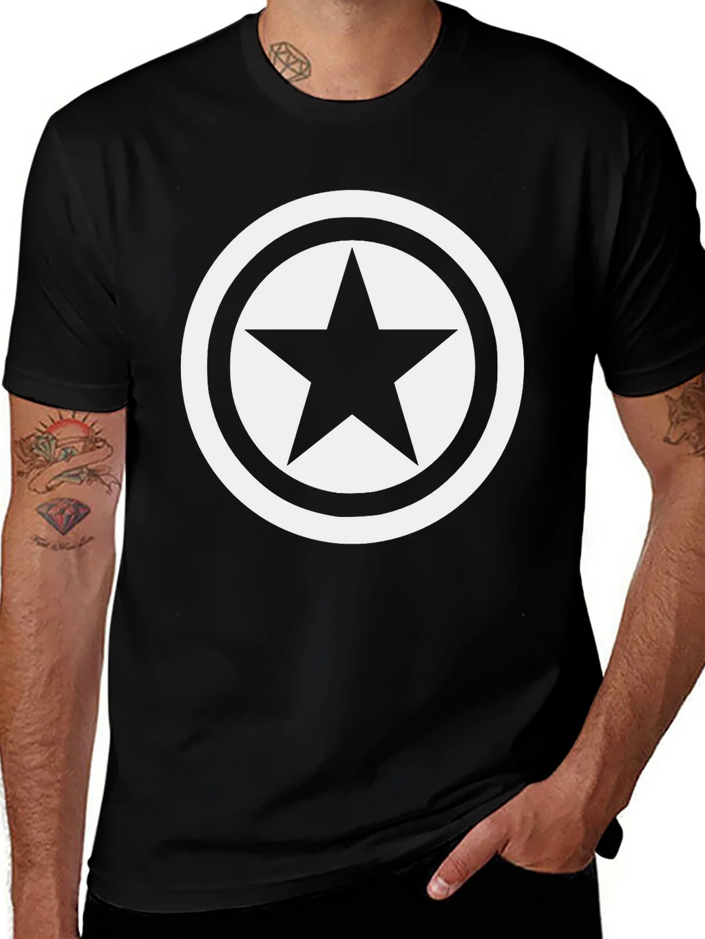 Star Graphic Black T-Shirt product image 1