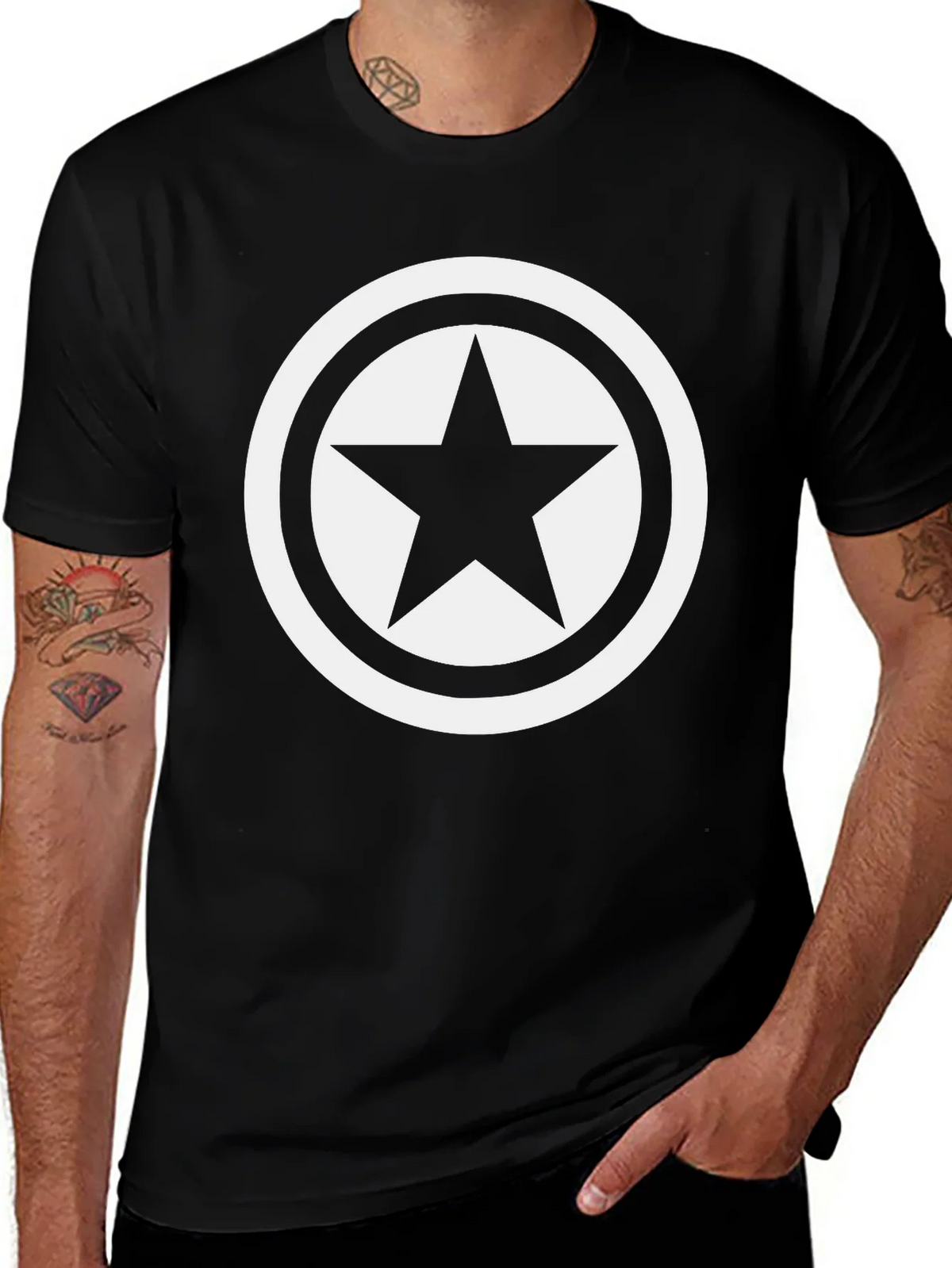 Star Graphic Black T-Shirt product image 1
