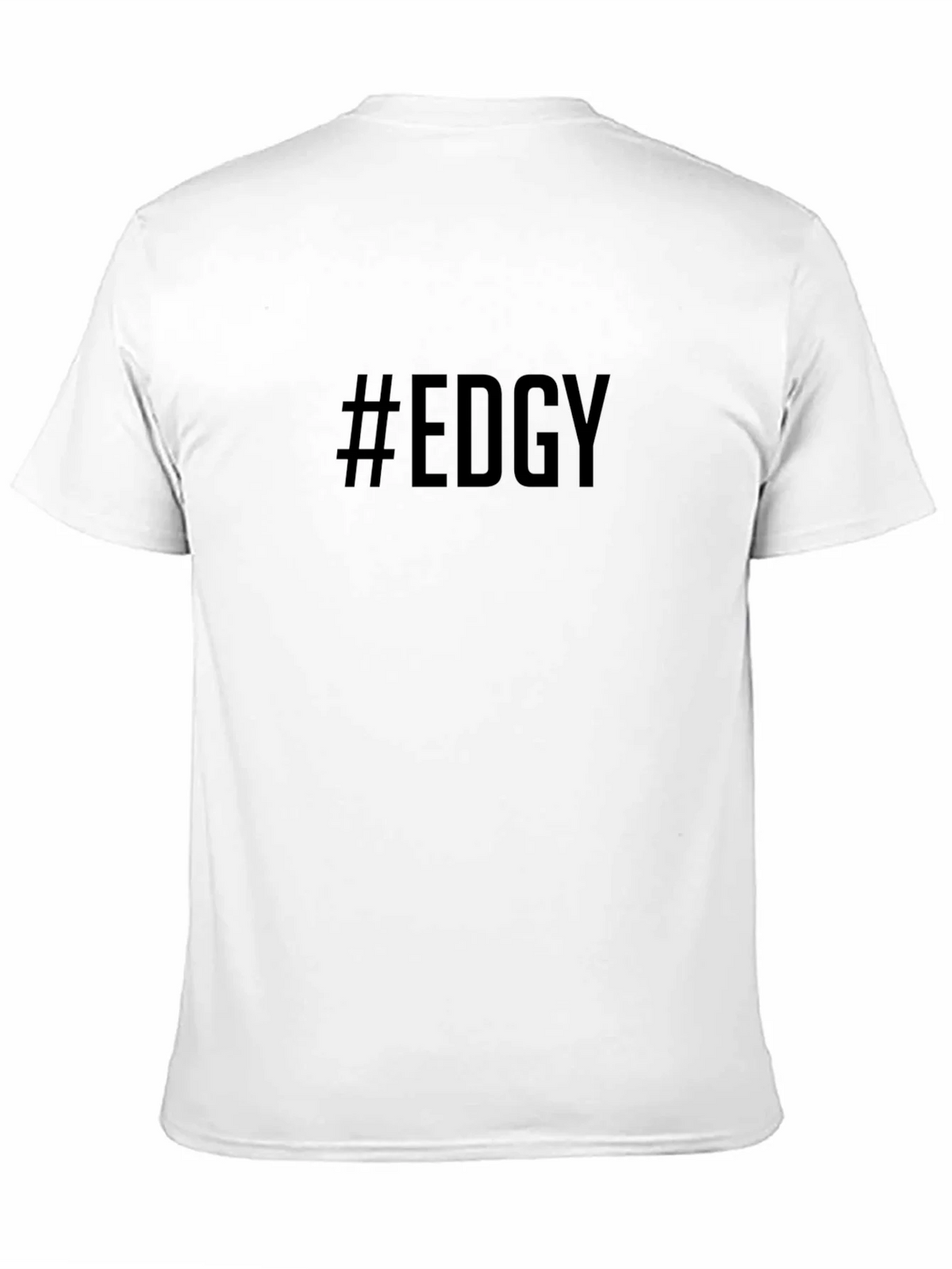 Edgy Graphic T-Shirt - Black Crew Neck Tee product image 6