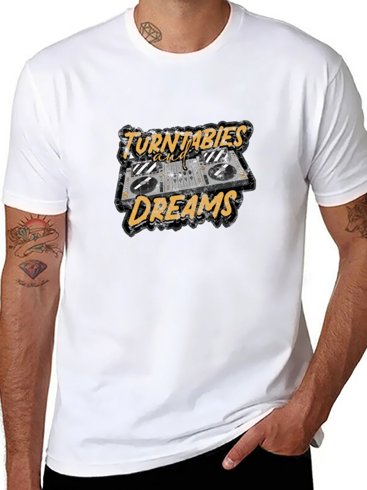 Turntables and Dreams Graphic Tee product image 7